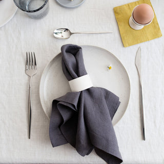Leinen - Servietten im 2er - Set, Dark Grey - Linen Tales Leinen - Servietten im 2er - Set, Dark Grey - Linen Tales
