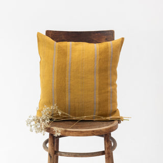 Leinen - Kissenbezug, Amber Bronze Stripes - Linen Tales Leinen - Kissenbezug, Amber Bronze Stripes - Linen Tales