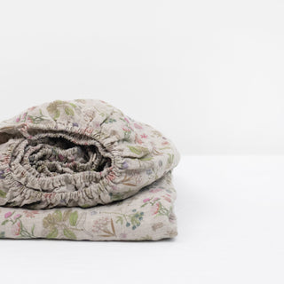 Leinen - Spannbettlaken, Botany 2 - Linen Tales Leinen - Spannbettlaken, Botany 2 - Linen Tales