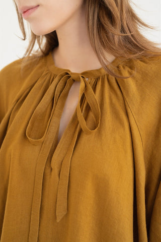 Leinenkleid Mahina, Bronze - Linen Tales Leinenkleid Mahina, Bronze - Linen Tales
