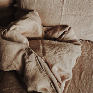 Leinen - Spannbettlaken, Cafe Creme - Linen Tales Leinen - Spannbettlaken, Cafe Creme - Linen Tales
