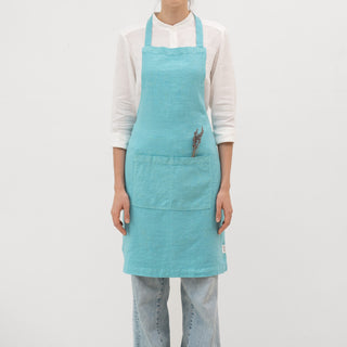 Leinen - Schürze Daily, Coastal Blue - Linen Tales Leinen - Schürze Daily, Coastal Blue - Linen Tales