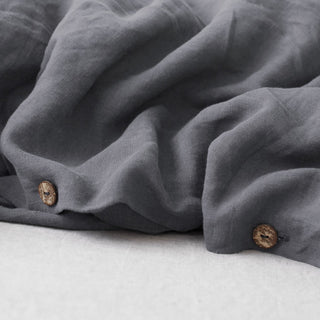 Leinen - Bettbezug, Dark Grey - Linen Tales Leinen - Bettbezug, Dark Grey - Linen Tales
