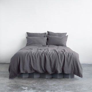 Leinen - Bettbezug - Set, Dark Grey - Linen Tales Leinen - Bettbezug - Set, Dark Grey - Linen Tales