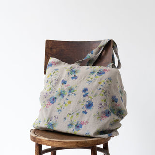 Große Leinentasche, Flowers on Natural - Linen Tales Große Leinentasche, Flowers on Natural - Linen Tales