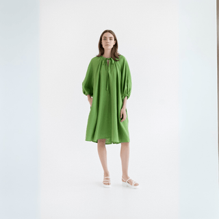 Leinenkleid Mahina, Foliage Green - Linen Tales Leinenkleid Mahina, Foliage Green - Linen Tales