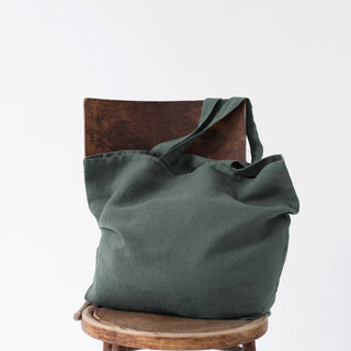 Große Leinentasche, Forest Green - Linen Tales Große Leinentasche, Forest Green - Linen Tales