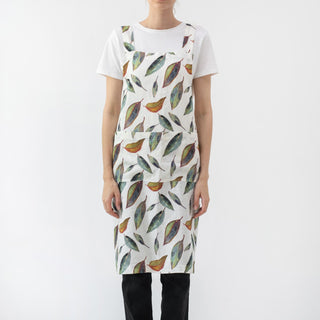 Leinen - Schürze Crossback, Golden Fall - Linen Tales Leinen - Schürze Crossback, Golden Fall - Linen Tales