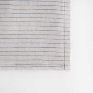 Zero Waste Leinen - Servietten im 4er - Set, Grey Blue Pinstripe Rustic - Linen Tales Zero Waste Leinen - Servietten im 4er - Set, Grey Blue Pinstripe Rustic - Linen Tales 3