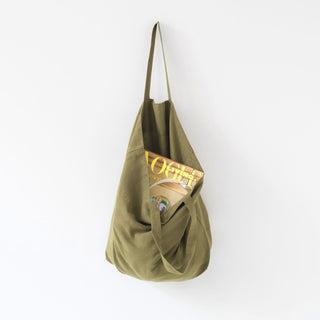 Große Leinentasche, Martini Olive - Linen Tales Große Leinentasche, Martini Olive - Linen Tales