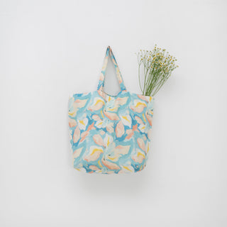 Große Leinentasche, Pastel Iris - Linen Tales Große Leinentasche, Pastel Iris - Linen Tales