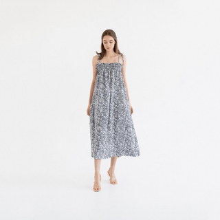 Leinenkleid Ballade, Porcelain Flowers - Linen Tales Leinenkleid Ballade, Porcelain Flowers - Linen Tales