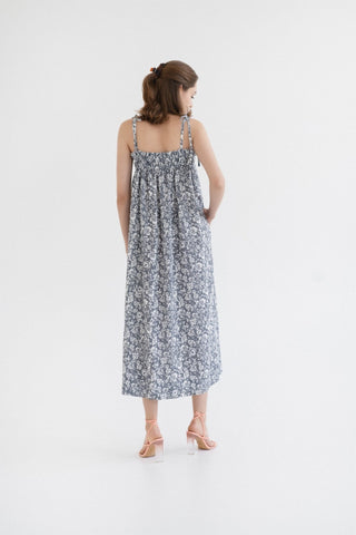 Leinenkleid Ballade, Porcelain Flowers - Linen Tales Leinenkleid Ballade, Porcelain Flowers - Linen Tales