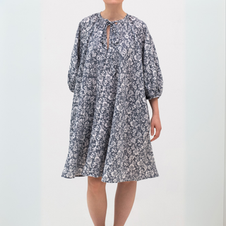 Leinenkleid Mahina, Porcelain Flowers Leinenkleid Mahina, Porcelain Flowers