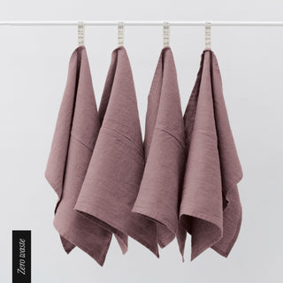 Zero Waste Leinen - Geschirrtücher im 4er - Set, Ashes of Roses - Linen Tales Zero Waste Leinen - Geschirrtücher im 4er - Set, Ashes of Roses - Linen Tales
