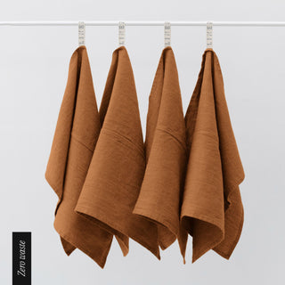 Zero Waste Leinen - Geschirrtücher im 4er - Set, Hazelnut - Linen Tales Zero Waste Leinen - Geschirrtücher im 4er - Set, Hazelnut - Linen Tales