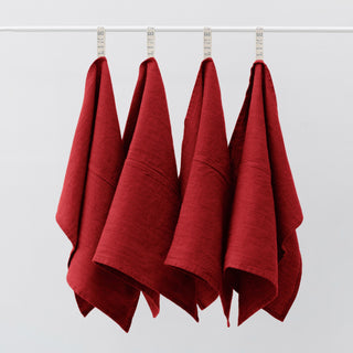 Zero Waste Leinen - Geschirrtücher im 4er - Set, Lava Falls - Linen Tales Zero Waste Leinen - Geschirrtücher im 4er - Set, Lava Falls - Linen Tales