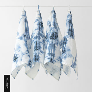 Zero Waste Leinen - Geschirrtücher im 4er - Set, Tie Dye - Linen Tales Zero Waste Leinen - Geschirrtücher im 4er - Set, Tie Dye - Linen Tales