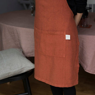 Leinen - Schürze Daily, Baked Clay - Linen Tales Leinen - Schürze Daily, Baked Clay - Linen Tales