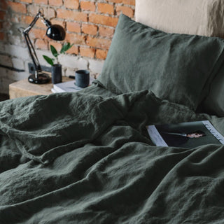 Leinen - Bettbezug, Forest Green - Linen Tales Leinen - Bettbezug, Forest Green - Linen Tales