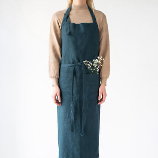 Leinen - Schürze Chef, Deep Water - Linen Tales Leinen - Schürze Chef, Deep Water - Linen Tales