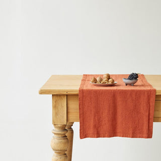 Leinen - Tischläufer, Baked Clay - Linen Tales Leinen - Tischläufer, Baked Clay - Linen Tales