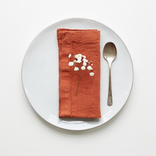Leinen - Servietten im 2er - Set, Baked Clay - Linen Tales Leinen - Servietten im 2er - Set, Baked Clay - Linen Tales