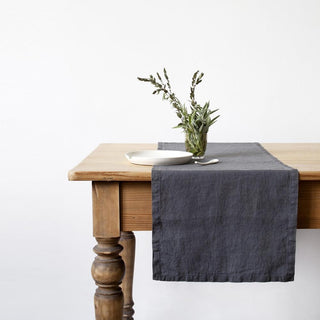 Leinen - Tischläufer, Dark Grey - Linen Tales Leinen - Tischläufer, Dark Grey - Linen Tales