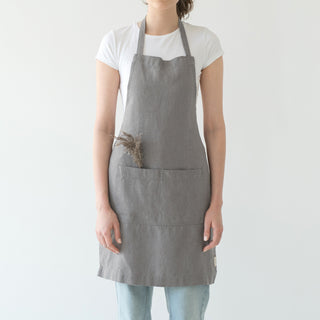 Leinen - Schürze Daily, Ash - Linen Tales Leinen - Schürze Daily, Ash - Linen Tales