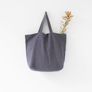 Große Leinentasche, Dark Grey - Linen Tales Große Leinentasche, Dark Grey - Linen Tales