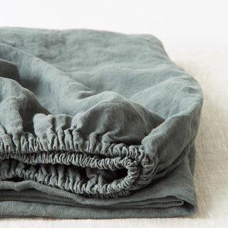 Leinen - Spannbettlaken, Forest Green - Linen Tales Leinen - Spannbettlaken, Forest Green - Linen Tales