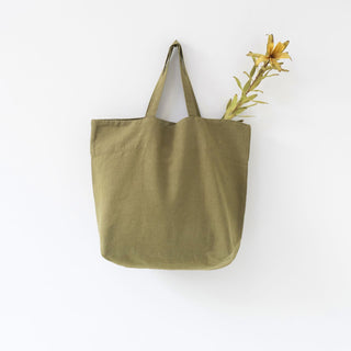 Große Leinentasche, Martini Olive - Linen Tales Große Leinentasche, Martini Olive - Linen Tales