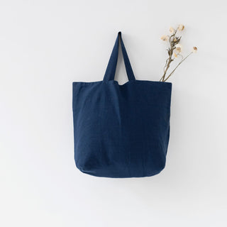 Große Leinentasche, Navy - Linen Tales Große Leinentasche, Navy - Linen Tales