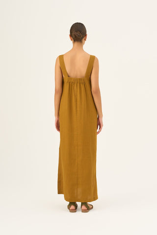 Leinenkleid Fugue, Bronze 5