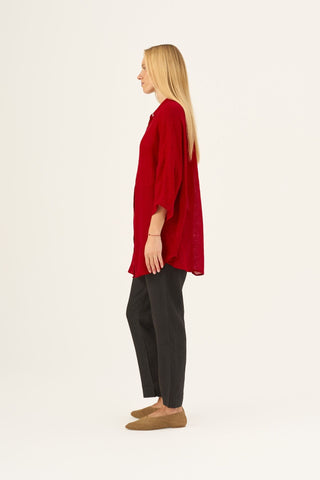 Leinenbluse Damen Oregano, Lava Falls 4