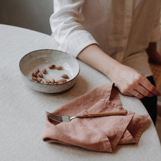 Leichte Leinen - Servietten im 2er - Set, Cafe Creme - Linen Tales 3
