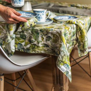 Leinen-Tischdecke, Lotus – Linen Tales
