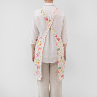 Leinen-Schürze Crossback, LIMITED EDITION Wildflower Flow 3