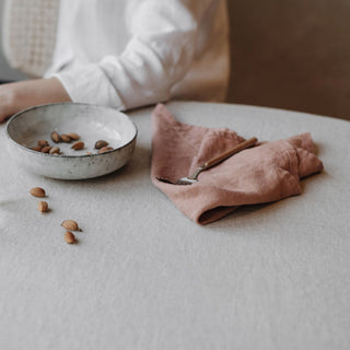 Leichte Leinen - Servietten im 2er - Set, Cafe Creme - Linen Tales 