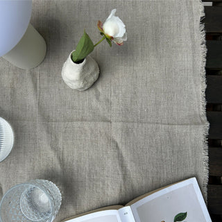 Leinen - Tischläufer mit Fransen, Natural - Linen Tales 3