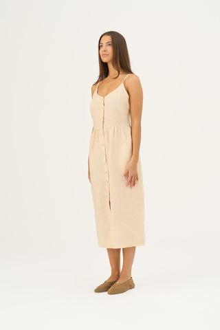 Leinenkleid Camilla, Brazilian Sand 3
