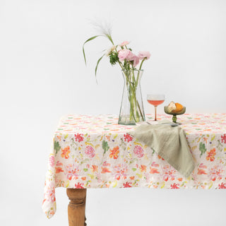 Leinen-Tischdecke, LIMITED EDITION Wildflower Flow 