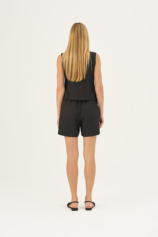 Leinenweste Pasodoble, Black 4