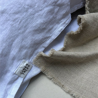 Leinen - Tischläufer mit Fransen, Natural - Linen Tales 4