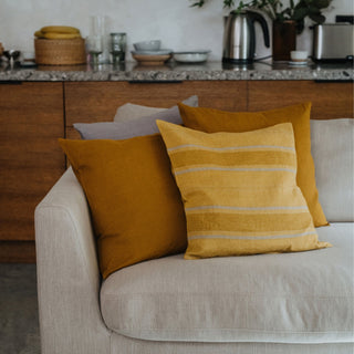 Leinen-Kissenbezug, LIMITED EDITION Bronze – Linen Tales