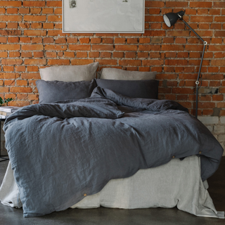 Dark Grey Bettbezug 