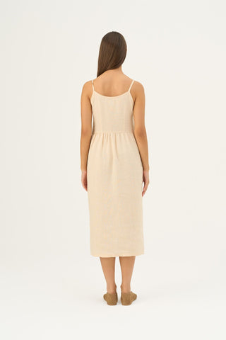 Leinenkleid Camilla, Brazilian Sand 5