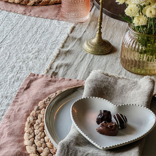 Leichtes Leinen - Tischset, Cafe Creme - Linen Tales 4