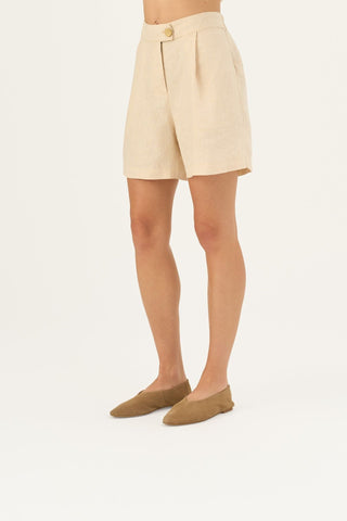 Leinen-Shorts Mirabilis, Brazilian Sand 3