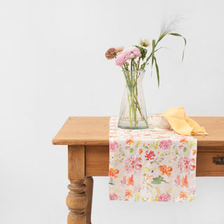 Leinen-Tischläufer, LIMITED EDITION Wildflower Flow 2